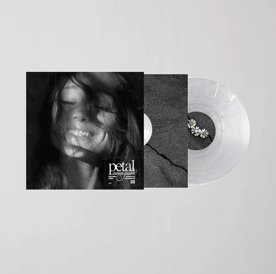 (PREVENTA) Ariana Grande - petal - Vinilo (LP) Translucent Ivory Storm Marble 1