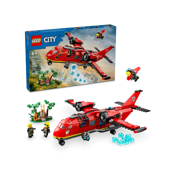 LEGO - City - Avión De Rescate De Bomberos (60413) 2