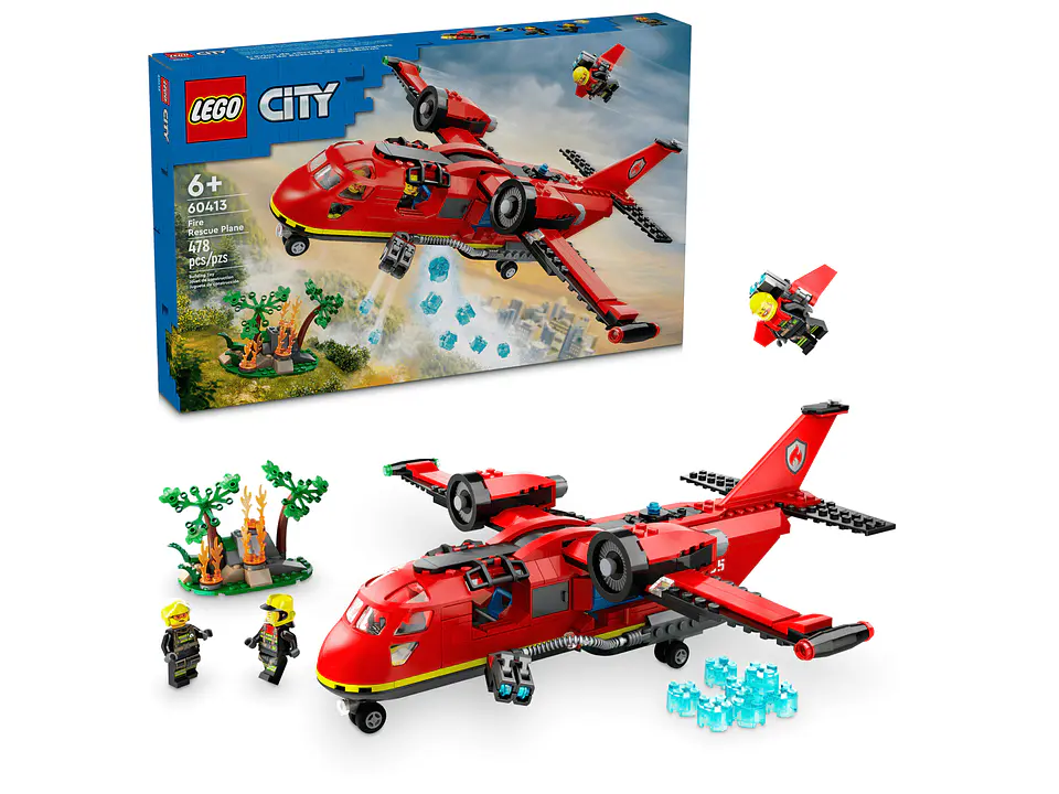 LEGO - City - Avión De Rescate De Bomberos (60413) 2