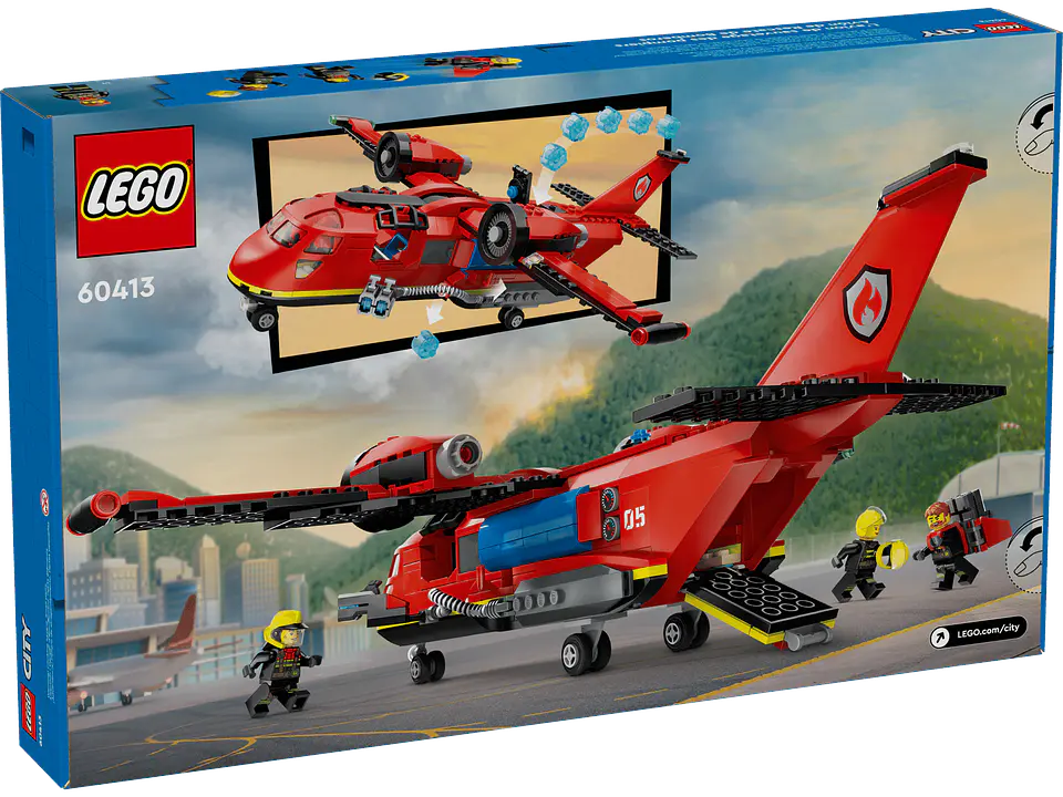 LEGO - City - Avión De Rescate De Bomberos (60413) 6