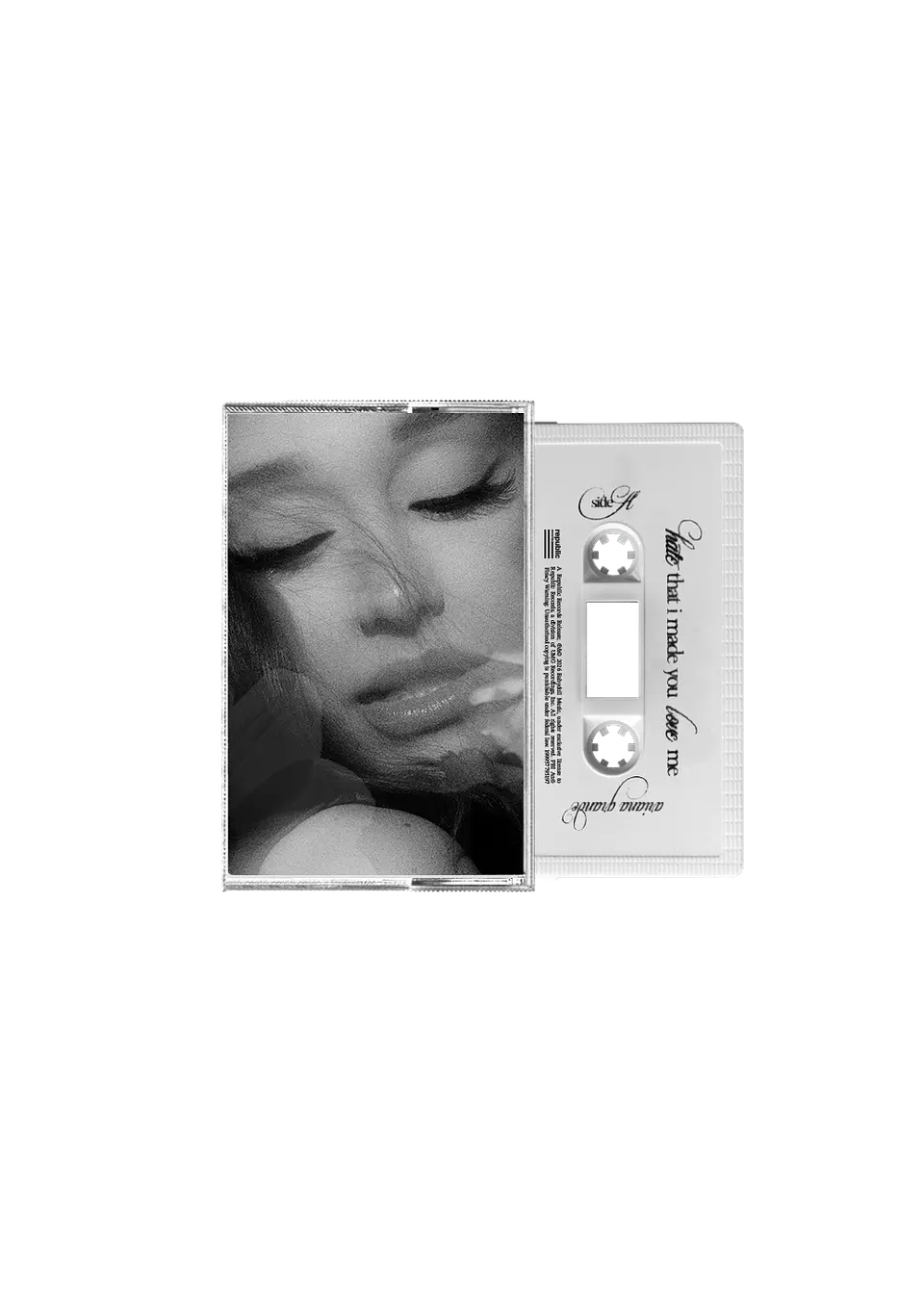 (PREVENTA) Ariana Grande - hate that i made you love me - Cassette Dandelion White 1