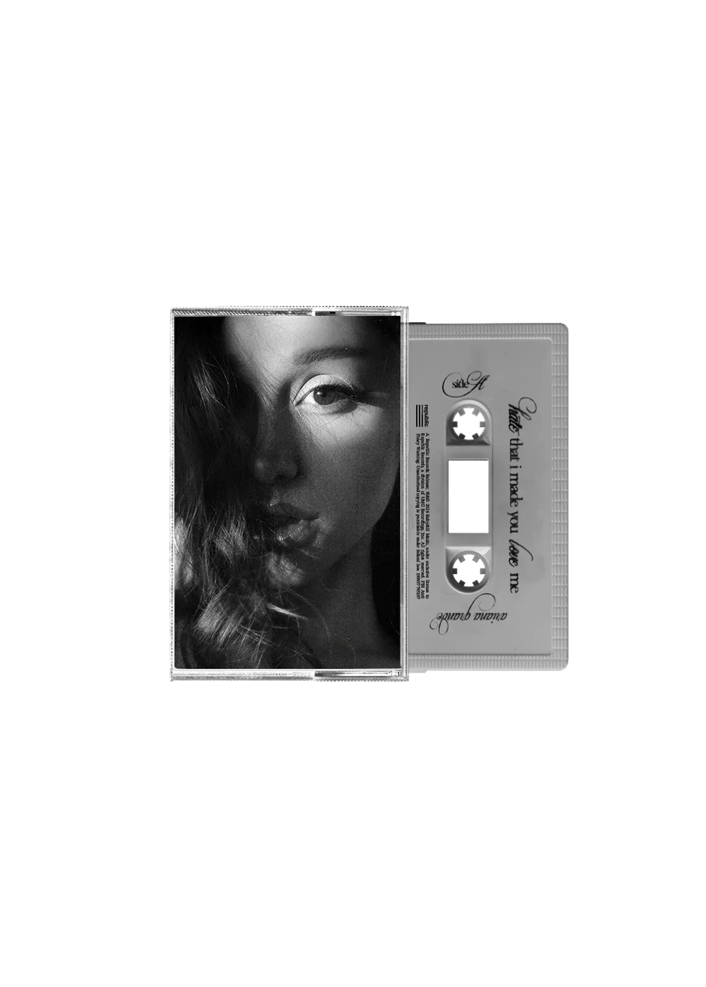 (PREVENTA) Ariana Grande - hate that i made you love me - Cassette Fluffy Tail Gray 1