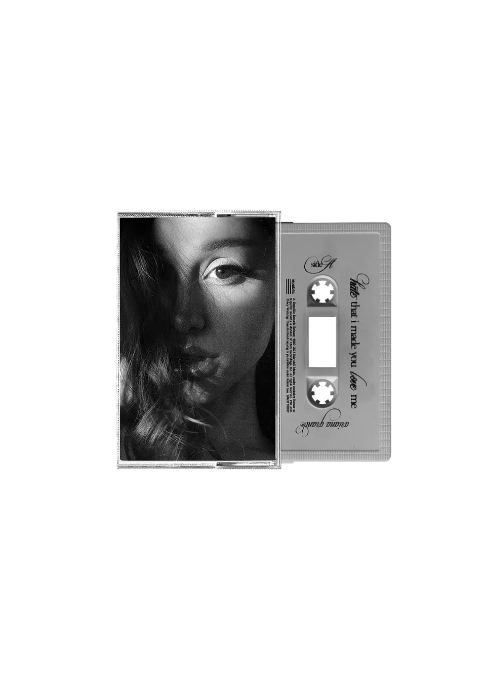 (PREVENTA) Ariana Grande - hate that i made you love me - Cassette Fluffy Tail Gray 1