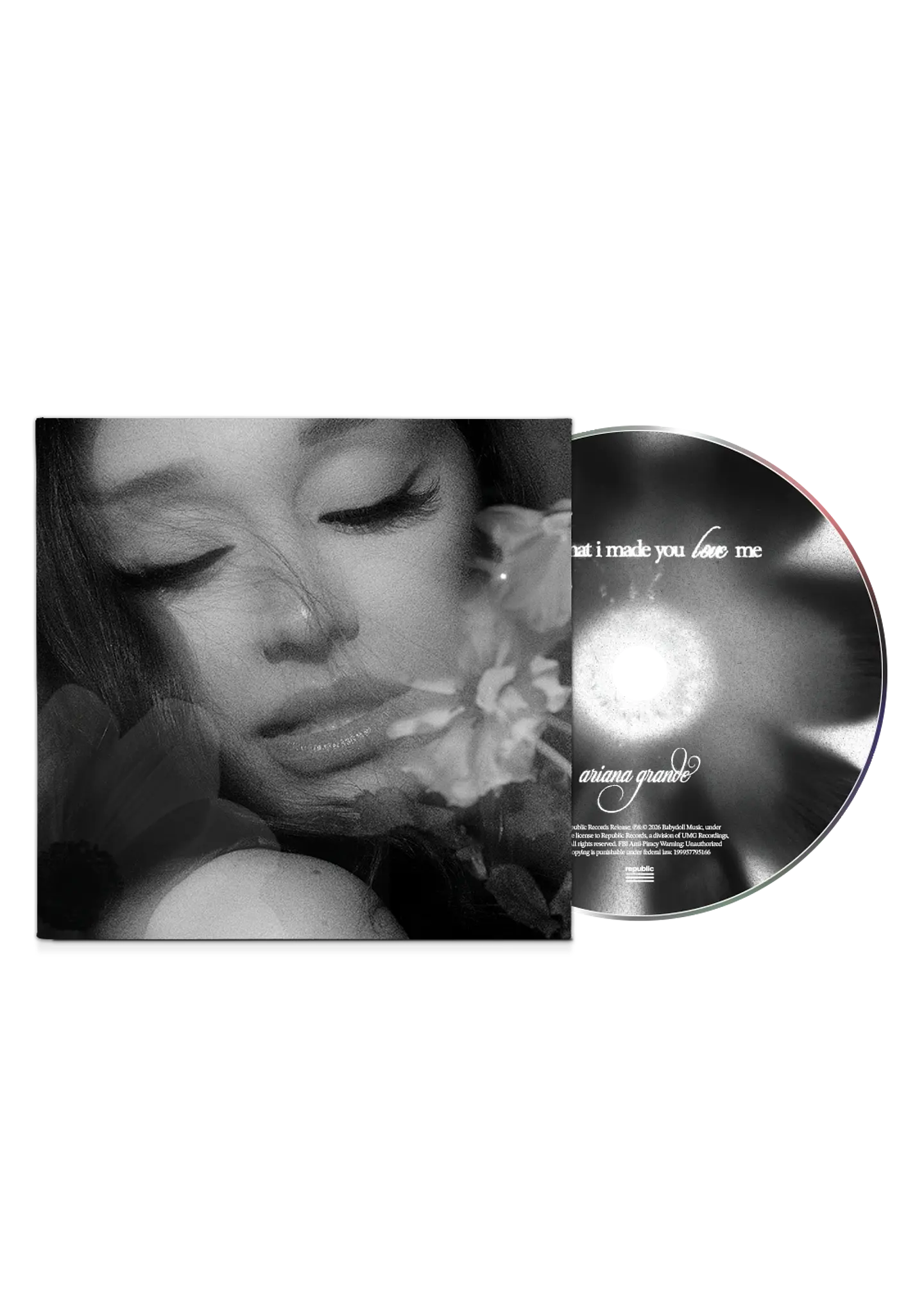 (PREVENTA) Ariana Grande - hate that i made you love me - CD Single Incluye instrumental 1