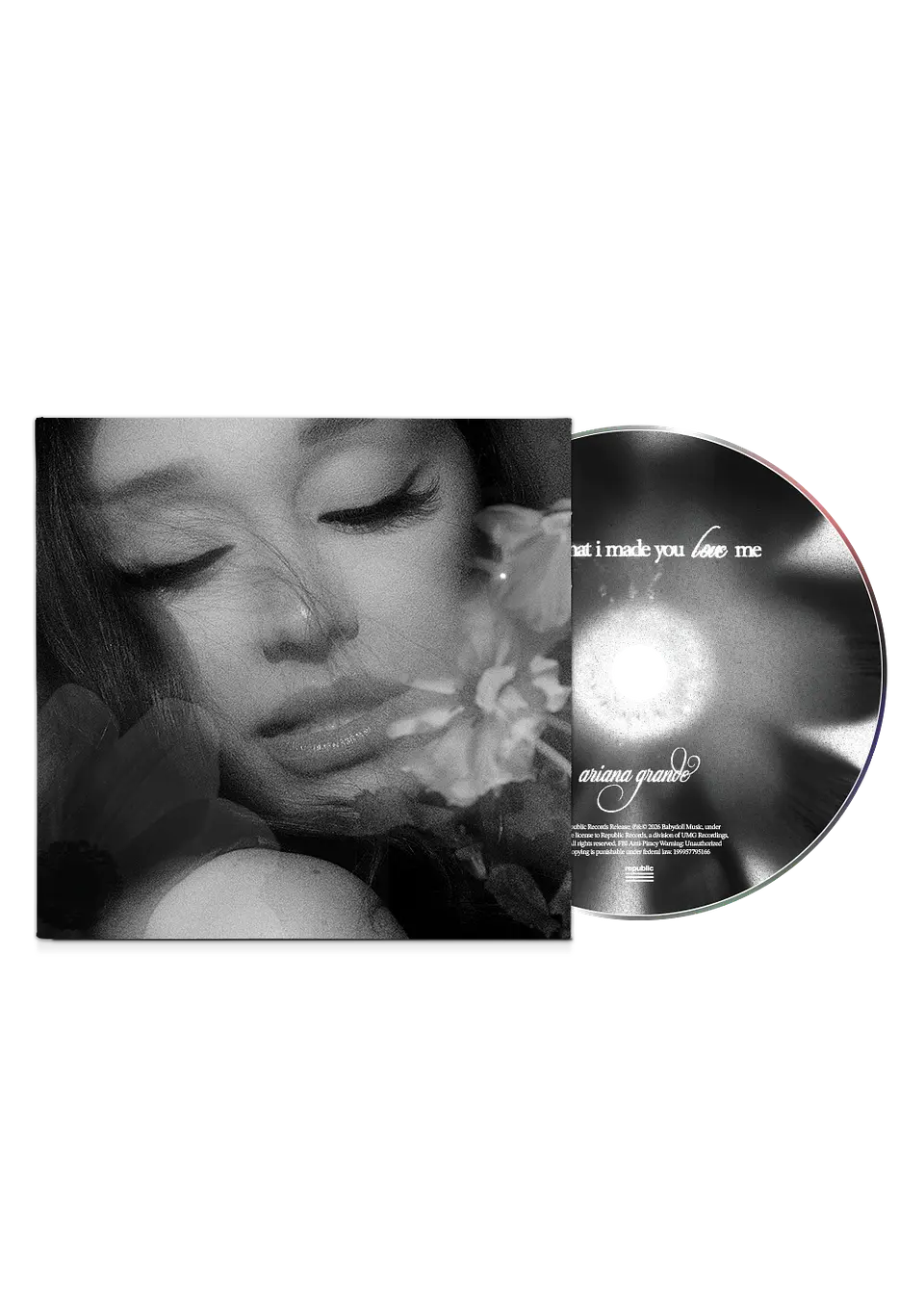 (PREVENTA) Ariana Grande - hate that i made you love me - CD Single Incluye instrumental 1
