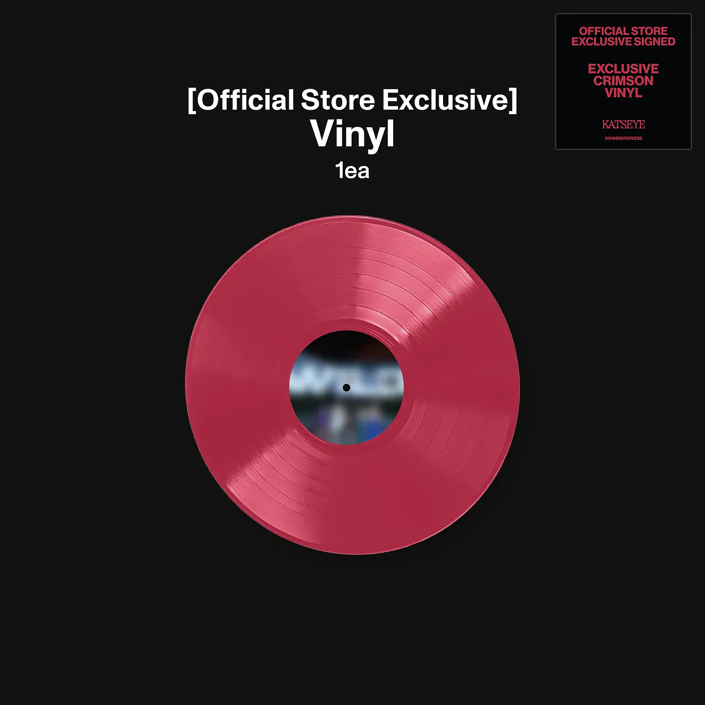 (PREVENTA) KATSEYE - WILD - Vinilo (LP) Crimson Firmado 3