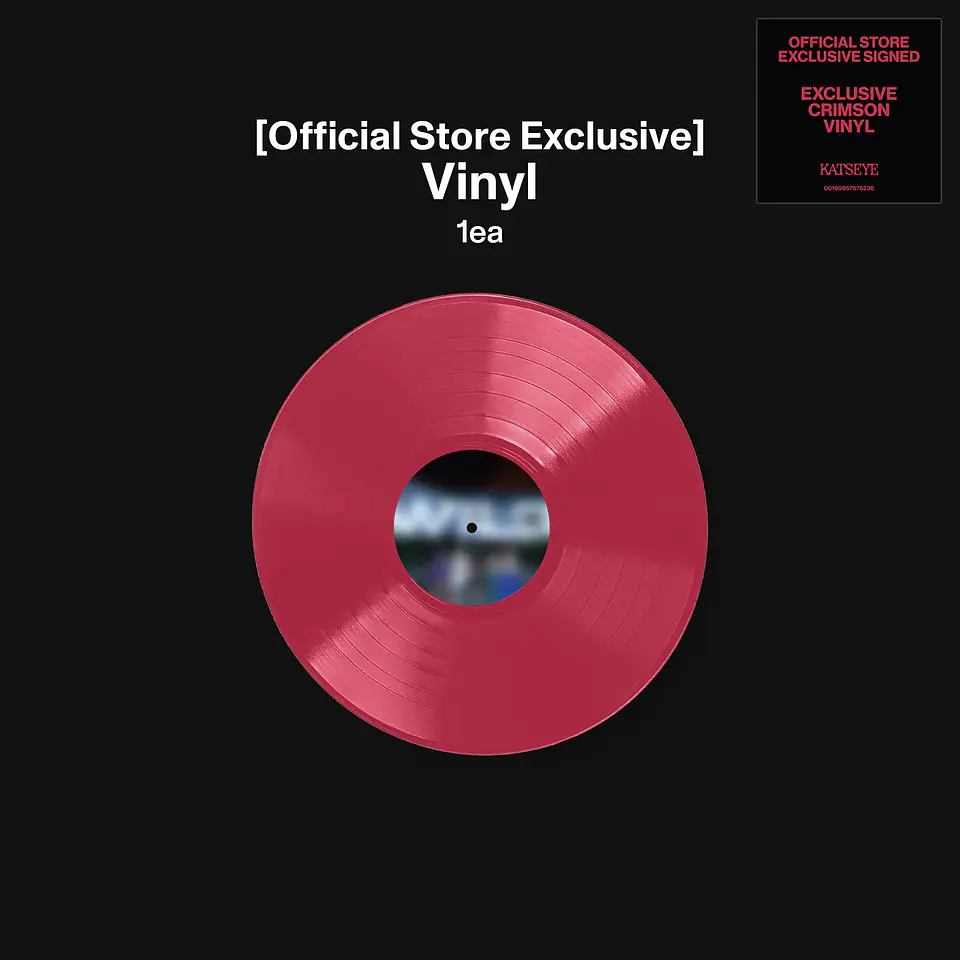 (PREVENTA) KATSEYE - WILD - Vinilo (LP) Crimson Firmado 3