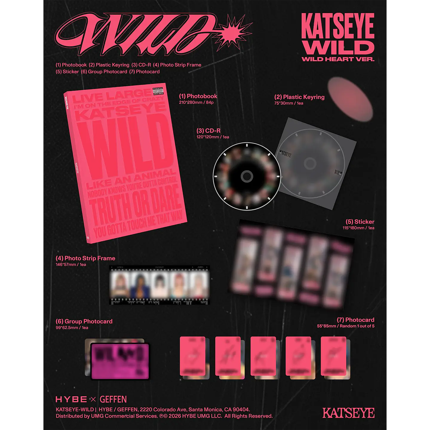 (PREVENTA) KATSEYE - WILD - CD WILD 14