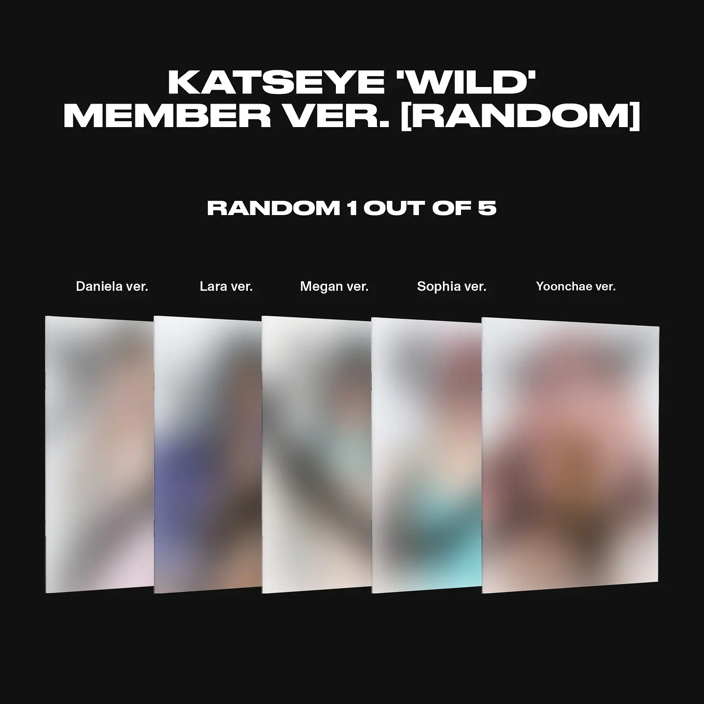 (PREVENTA) KATSEYE - WILD - CD Member Ver. (Aleatorio) 1