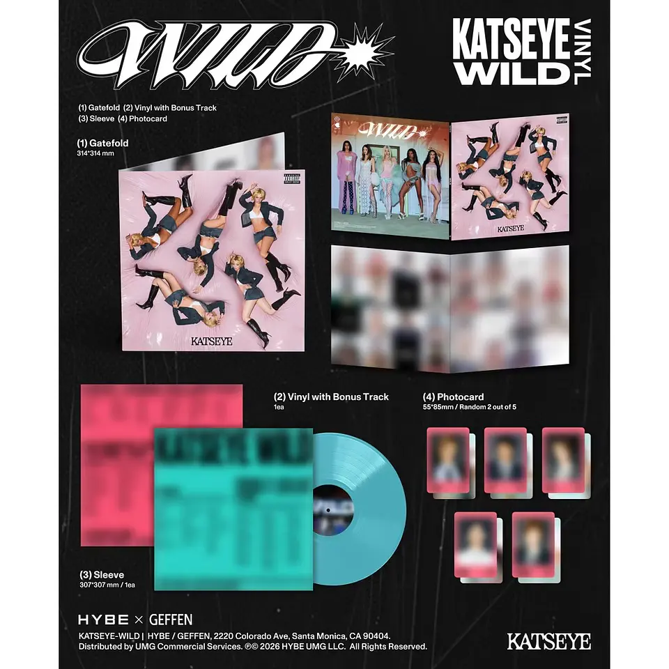 (PREVENTA) KATSEYE - WILD - Vinilo (LP) Target Edición Limitada 8