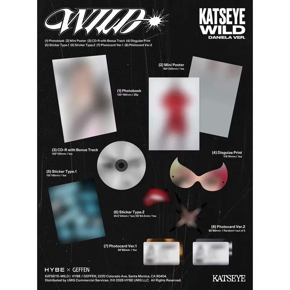 (PREVENTA) KATSEYE - WILD - CD Target Edición Limitada 9