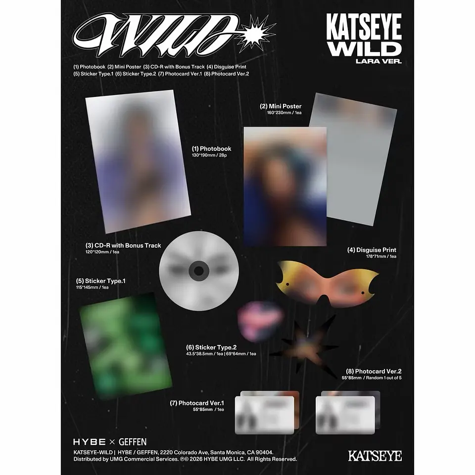 (PREVENTA) KATSEYE - WILD - CD Target Edición Limitada 18