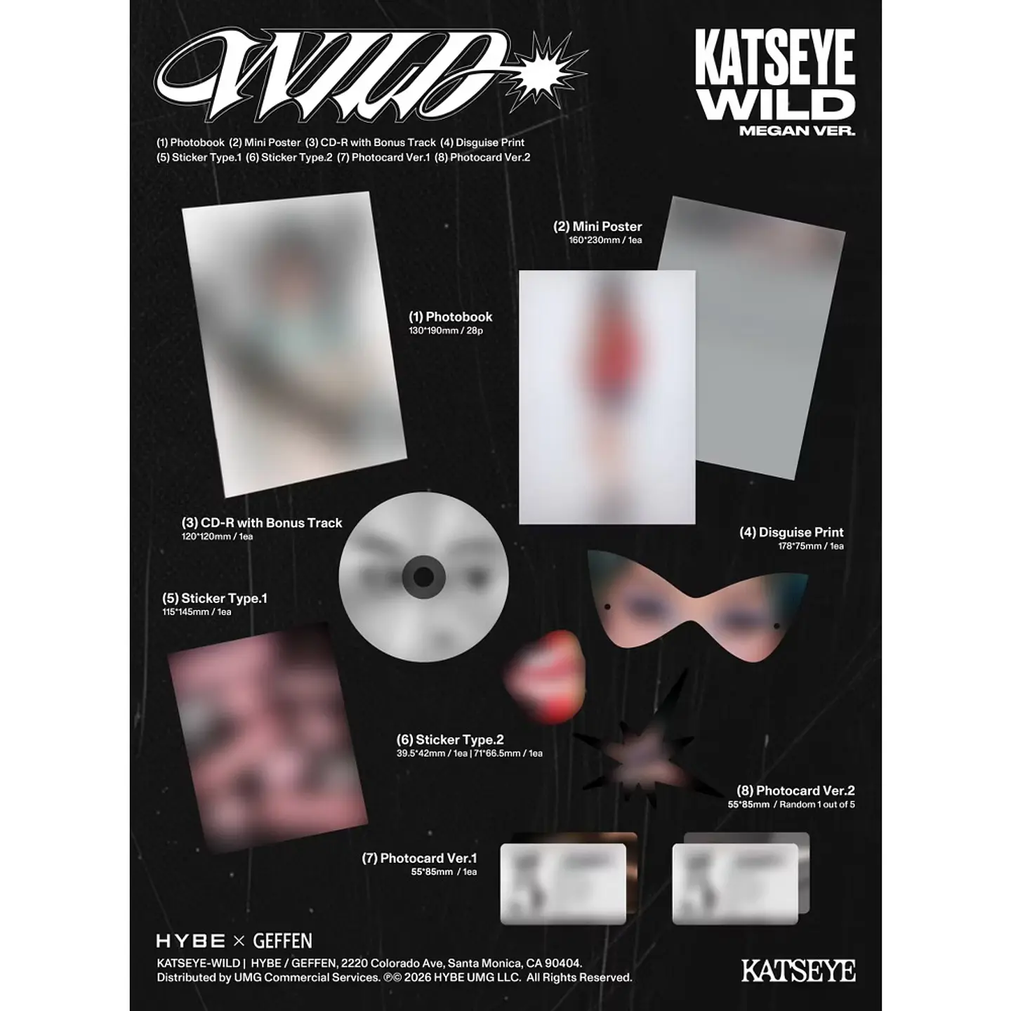 (PREVENTA) KATSEYE - WILD - CD Target Edición Limitada 27