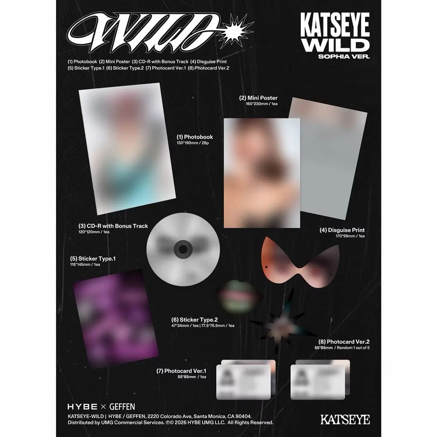 (PREVENTA) KATSEYE - WILD - CD Target Edición Limitada 36