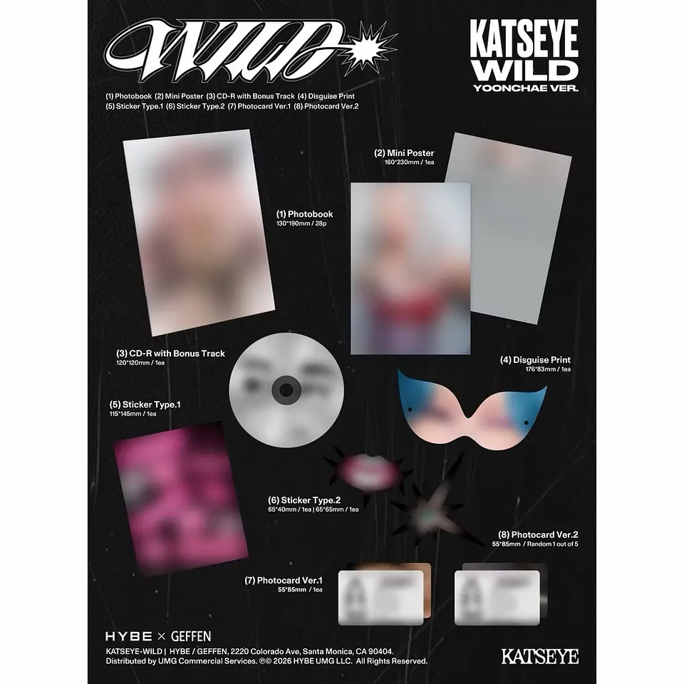 (PREVENTA) KATSEYE - WILD - CD Target Edición Limitada 45