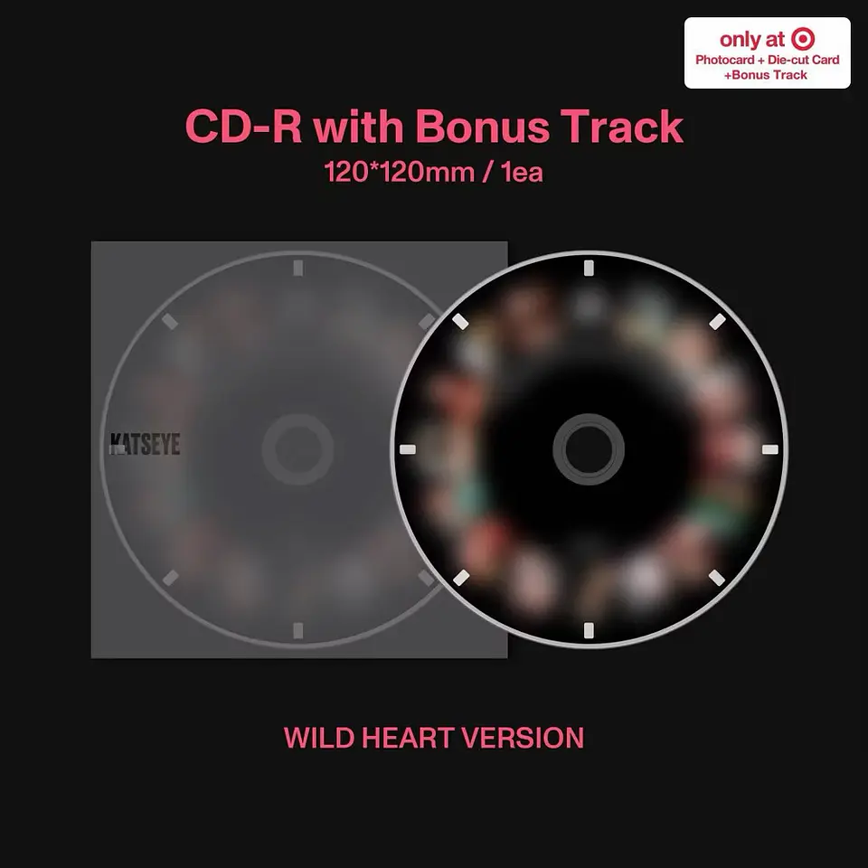 (PREVENTA) KATSEYE - WILD - CD Target Edición Limitada 47