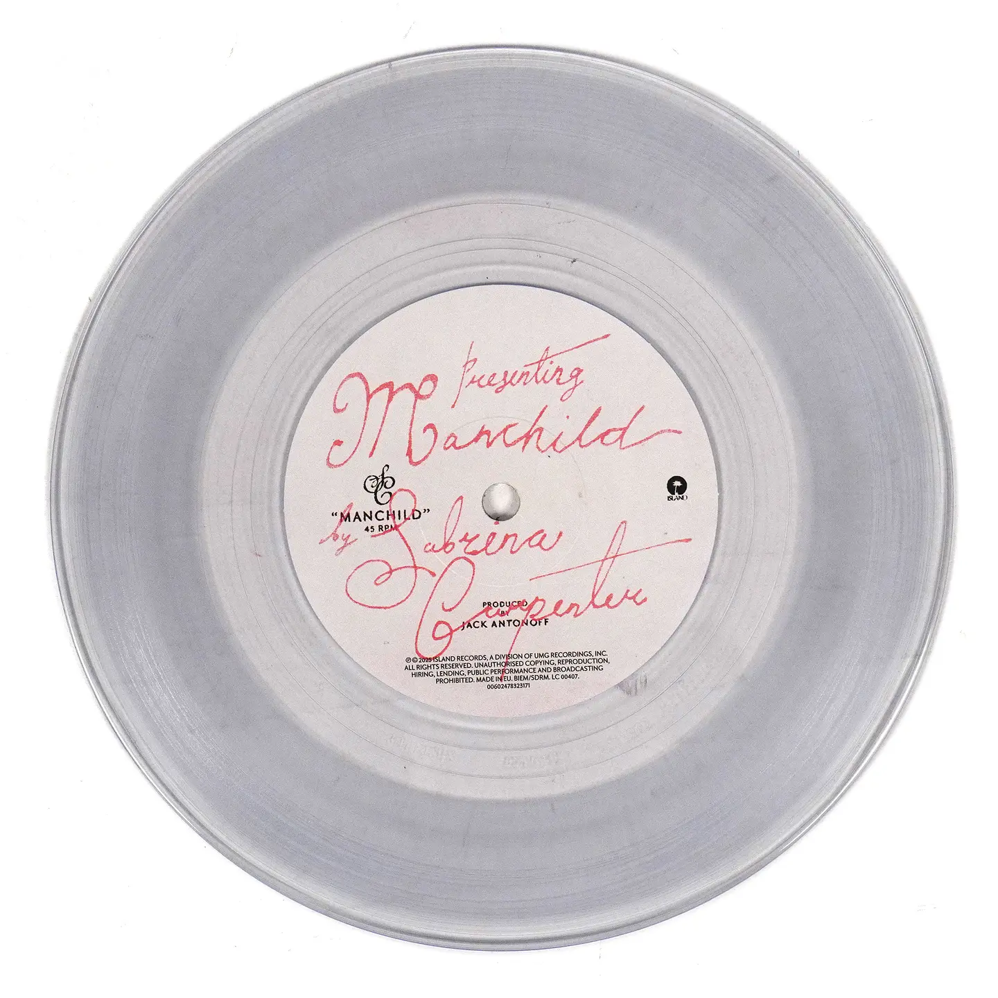 Sabrina Carpenter - Manchild - Vinilo 7