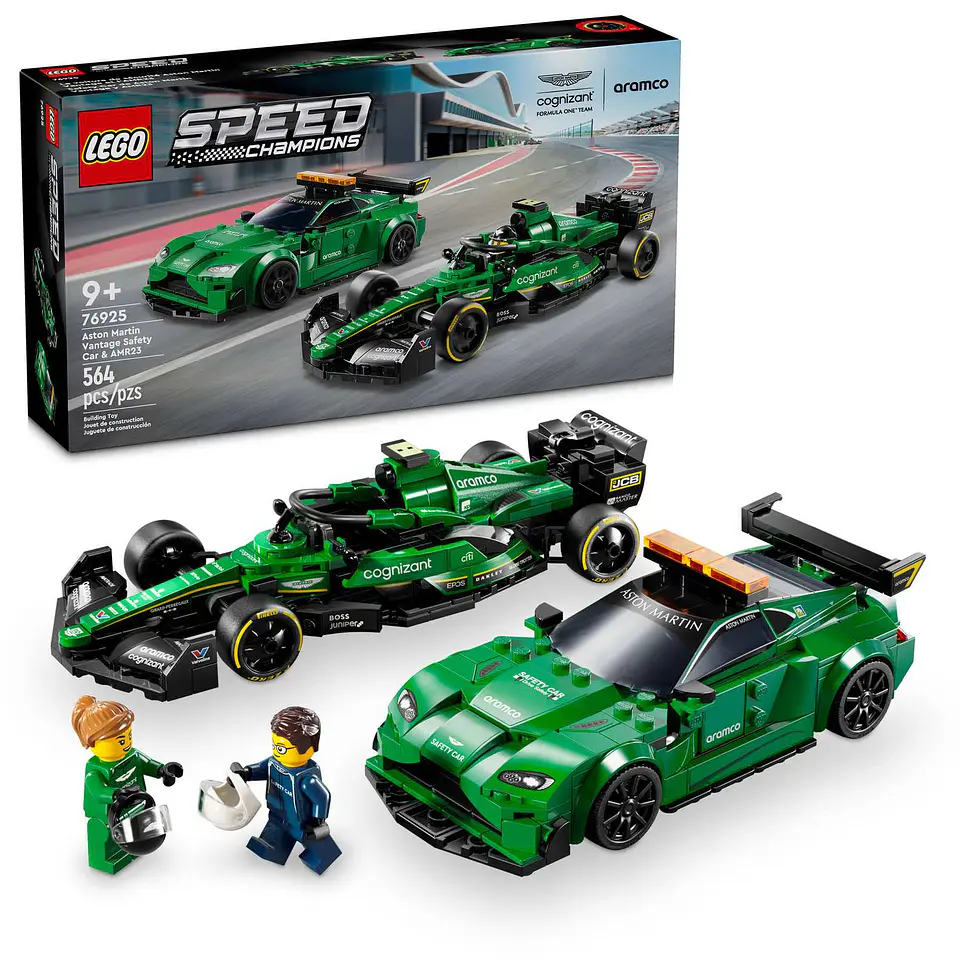 LEGO - Speed Champions - Safety Car de Aston Martin y AMR23 (76925) 2