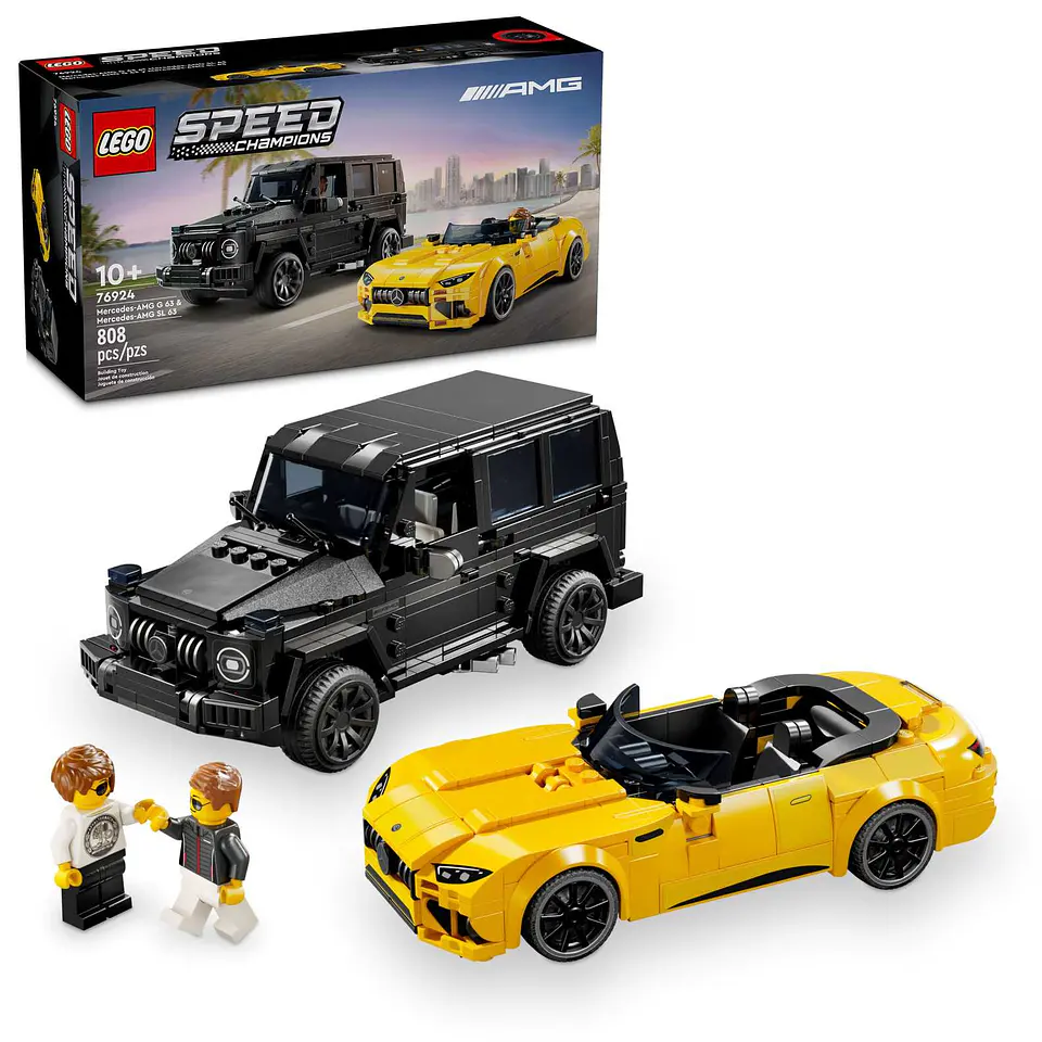 LEGO - Speed Champions - Mercedes-AMG G 63 y Mercedes-AMG SL 63 (76924) 2