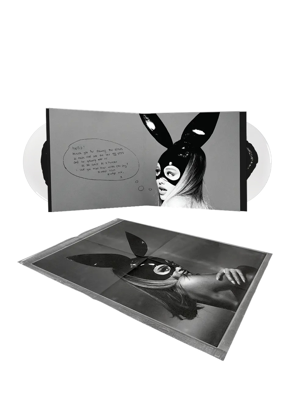 (PREVENTA) Ariana Grande - Dangerous Woman - Vinilo (2LP) Black And Clear (Tenth Anniversary Edition) 3