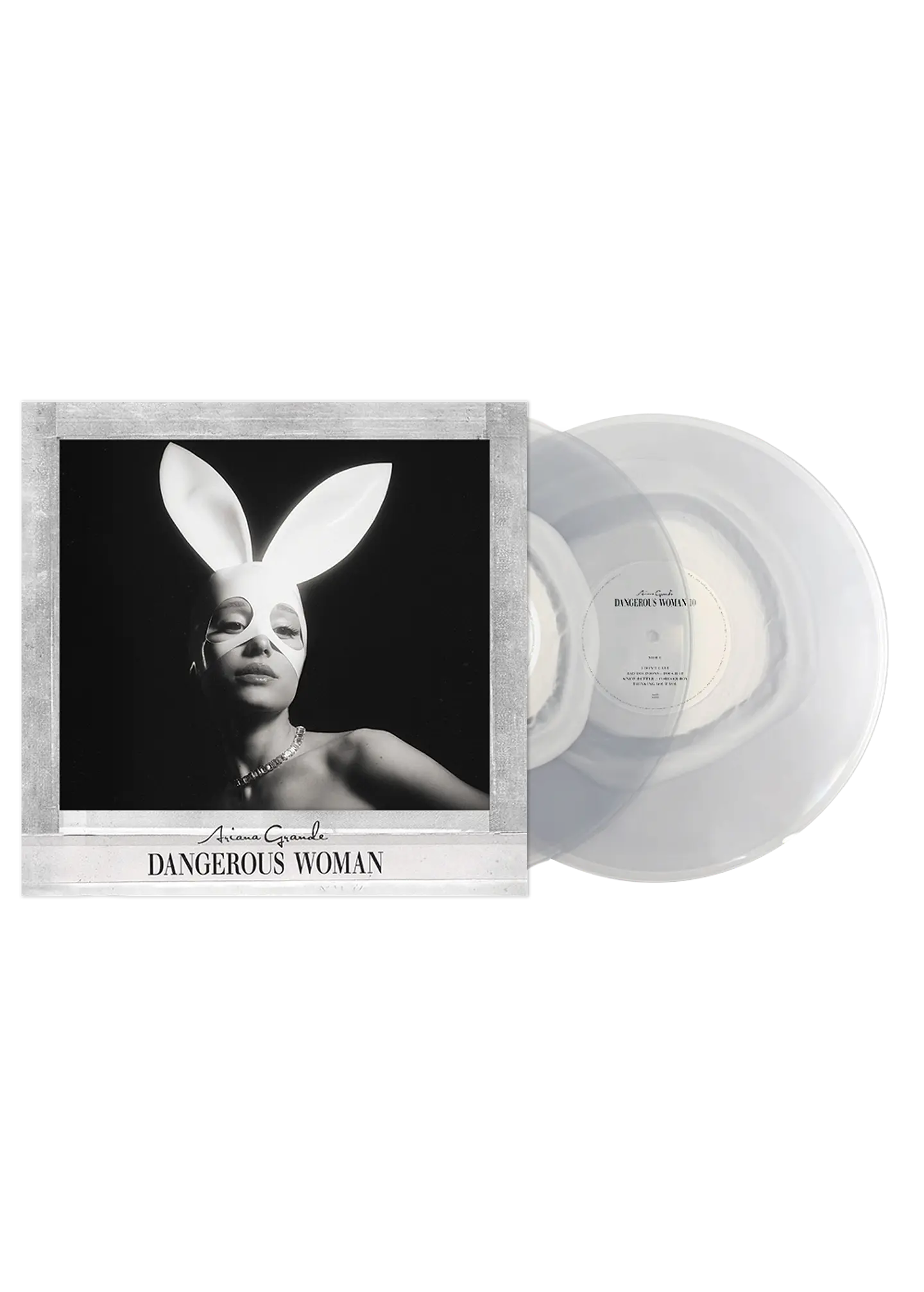 (PREVENTA) Ariana Grande - Dangerous Woman - Vinilo (2LP) White And Clear (Tenth Anniversary Edition)  1