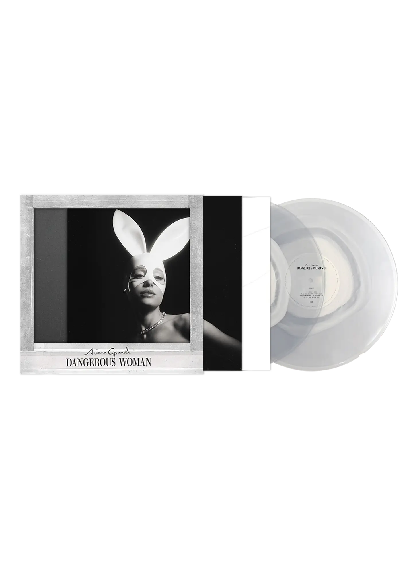 (PREVENTA) Ariana Grande - Dangerous Woman - Vinilo (2LP) White And Clear (Tenth Anniversary Edition)  4