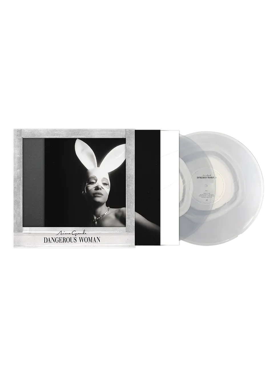 (PREVENTA) Ariana Grande - Dangerous Woman - Vinilo (2LP) White And Clear (Tenth Anniversary Edition)  4