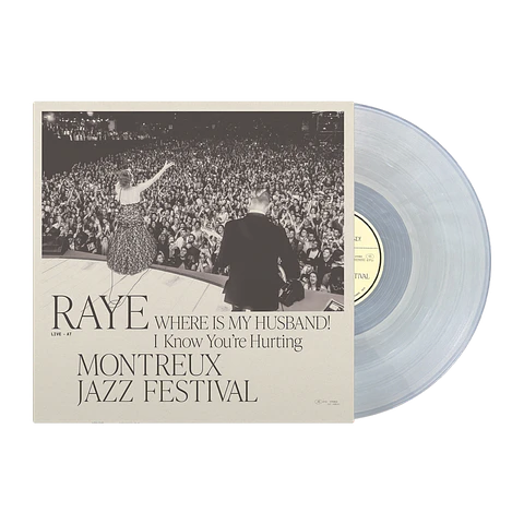 RAYE - WHERE IS MY HUSBAND! / I Know You're Hurting (Live at Montreux) - Vinilo 12" Arctic Pearlescent