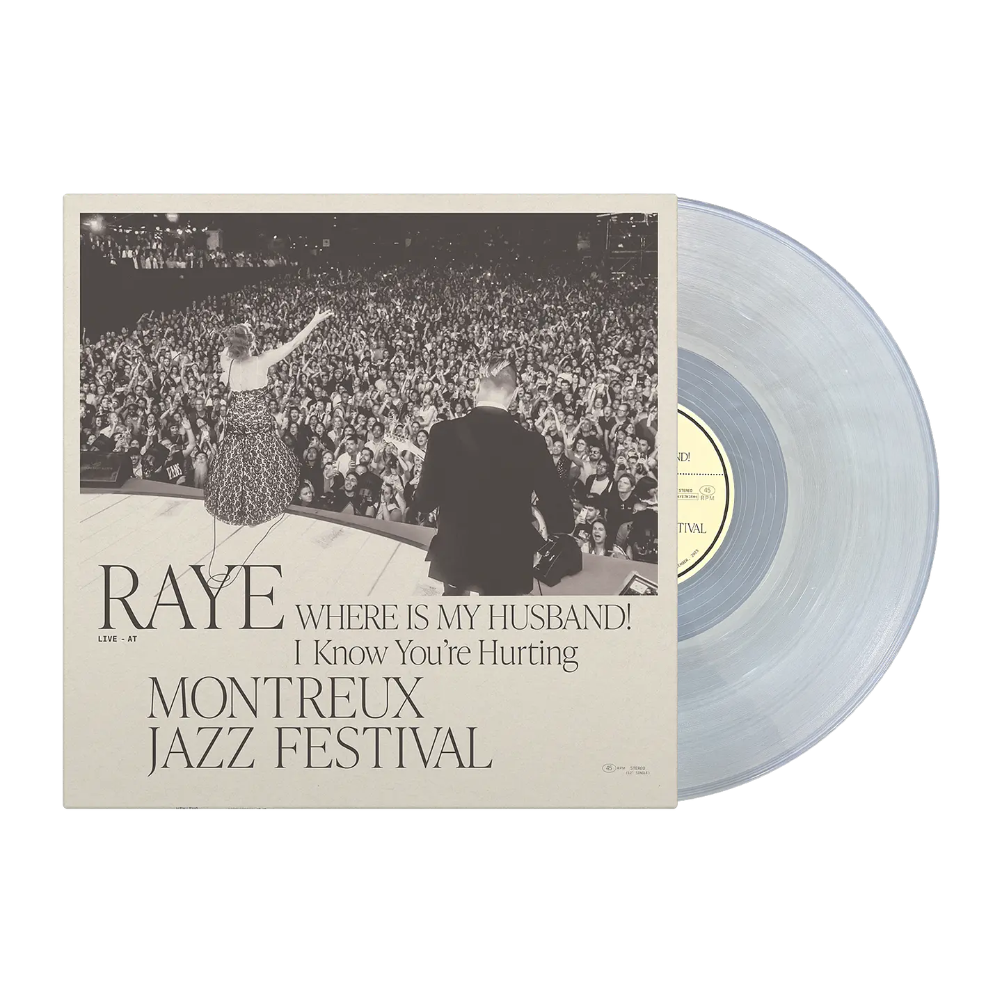 RAYE - WHERE IS MY HUSBAND! / I Know You're Hurting (Live at Montreux) - Vinilo 12