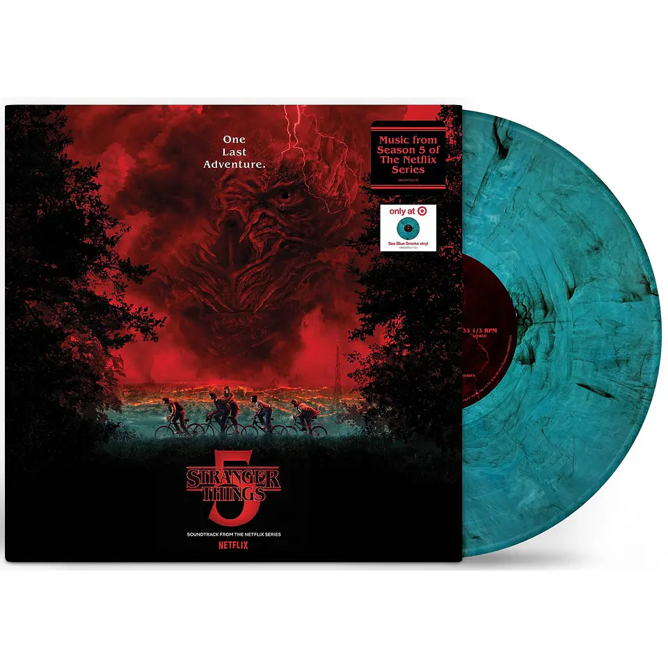 Stranger Things - The Soundtrack - Vinilo (LP) Sea Blue Smoke Color 1