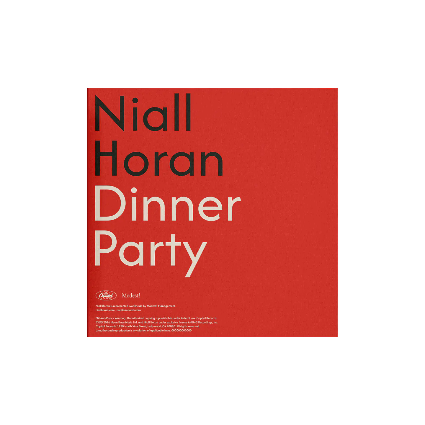 Niall Horan - Dinner Party - Vinilo 7