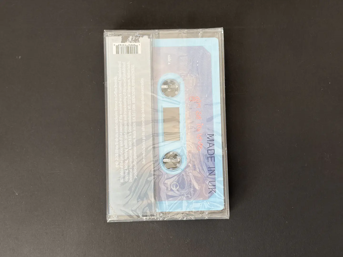 (con detalle) Olivia Rodrigo - You Seem Pretty Sad for a Girl so in Love - Cassette Baby Blue 4
