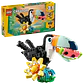 LEGO - Creator 3 en 1 - Fauna Salvaje: Tucán Tropical (31173) - Miniatura 1