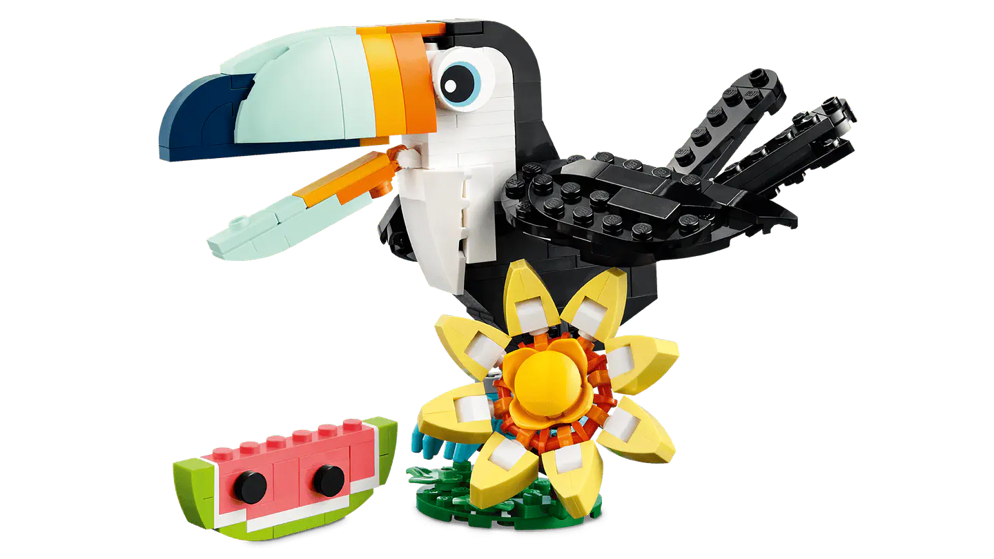 LEGO - Creator 3 en 1 - Fauna Salvaje: Tucán Tropical (31173) 5