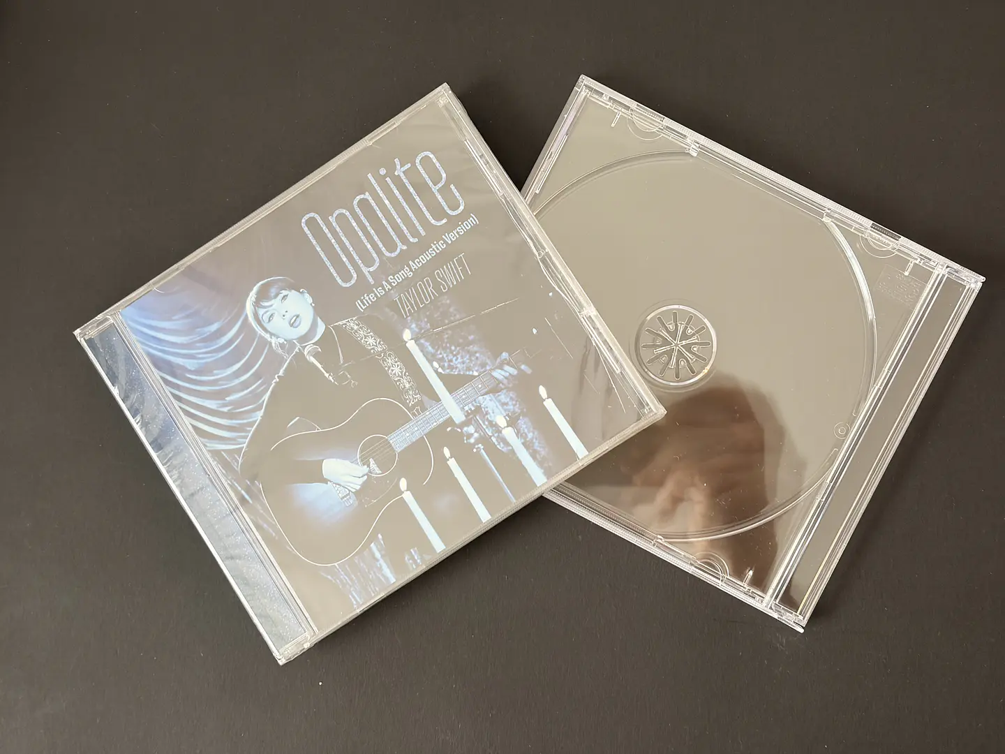 (con detalle) Taylor Swift - Opalite - CD Single (Life Is A Song Acoustic Version) With Double-Sided Cover  4