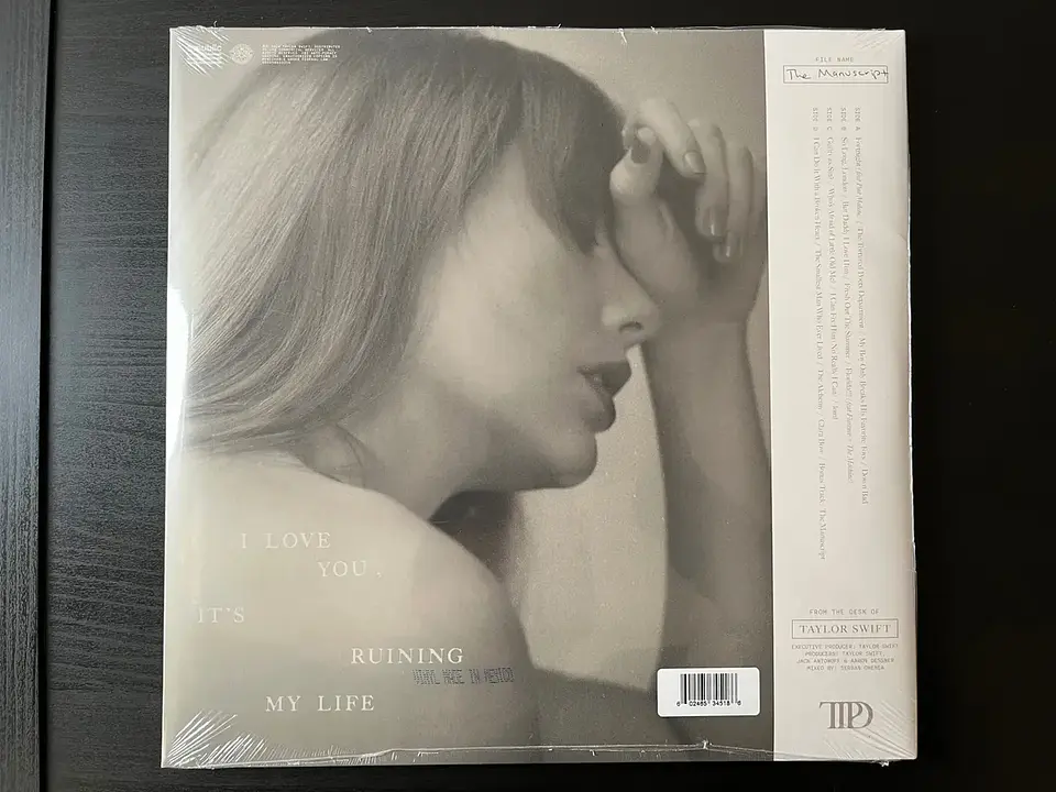 Taylor Swift - The Tortured Poets Department - Vinilo Autografiado/Firmado 3