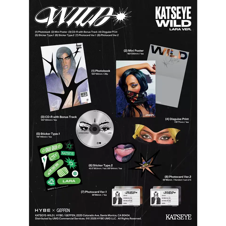 KATSEYE - WILD - CD Target Edición Limitada 18