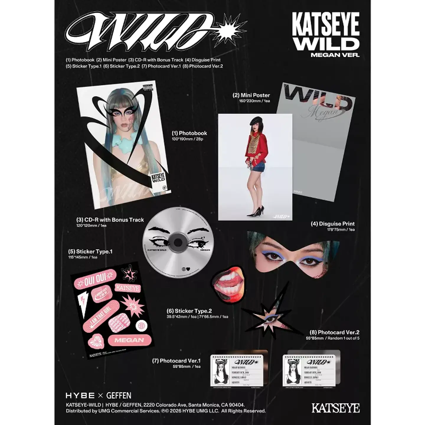 KATSEYE - WILD - CD Target Edición Limitada 27