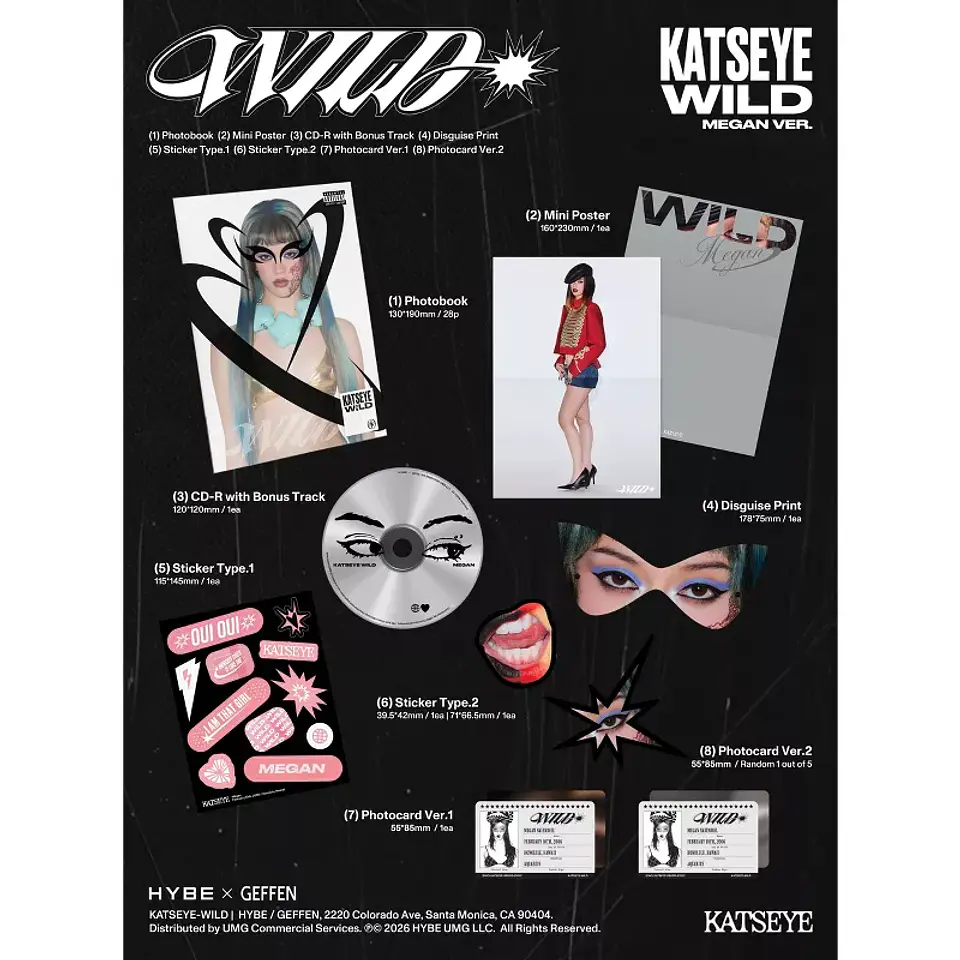 KATSEYE - WILD - CD Target Edición Limitada 27