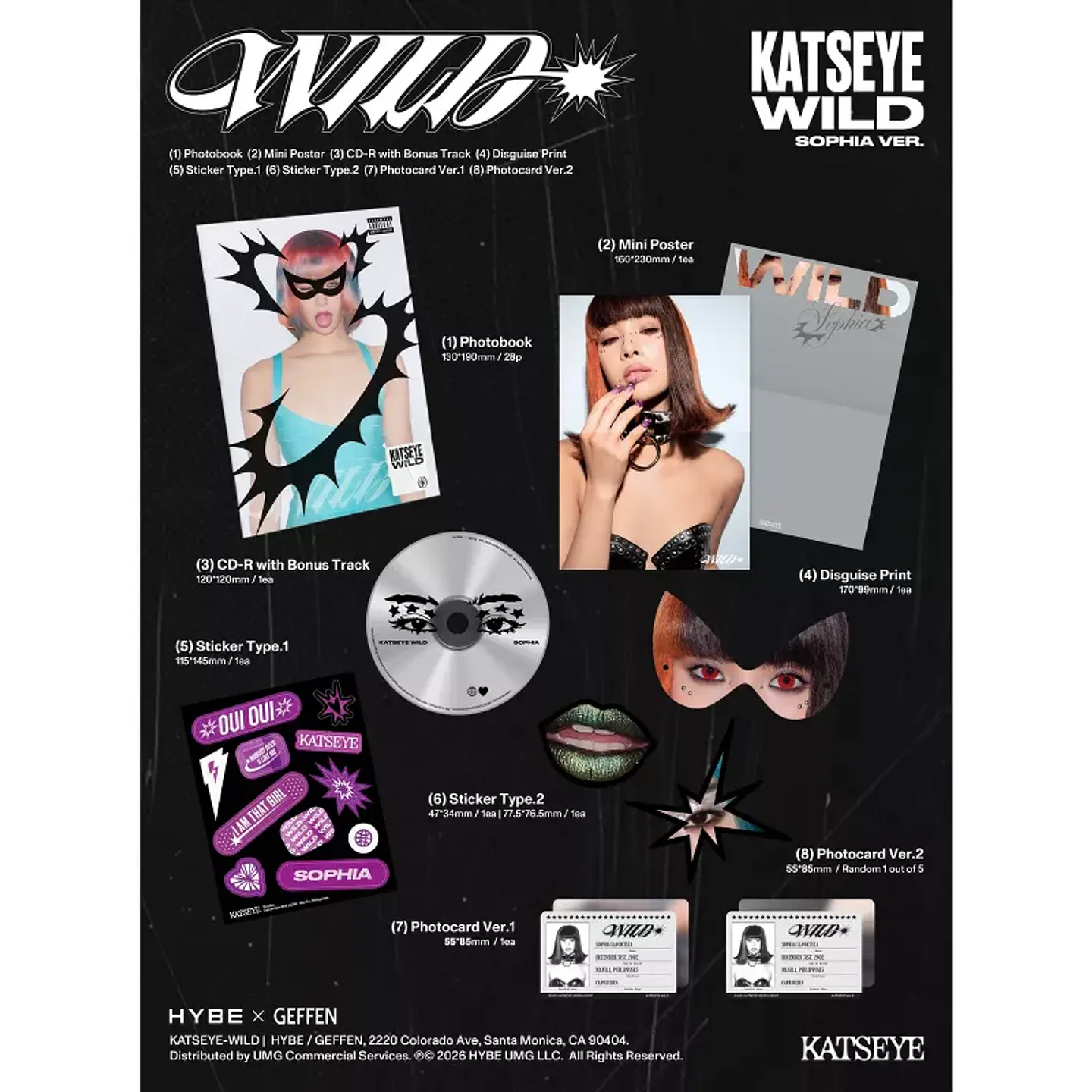 KATSEYE - WILD - CD Target Edición Limitada 36