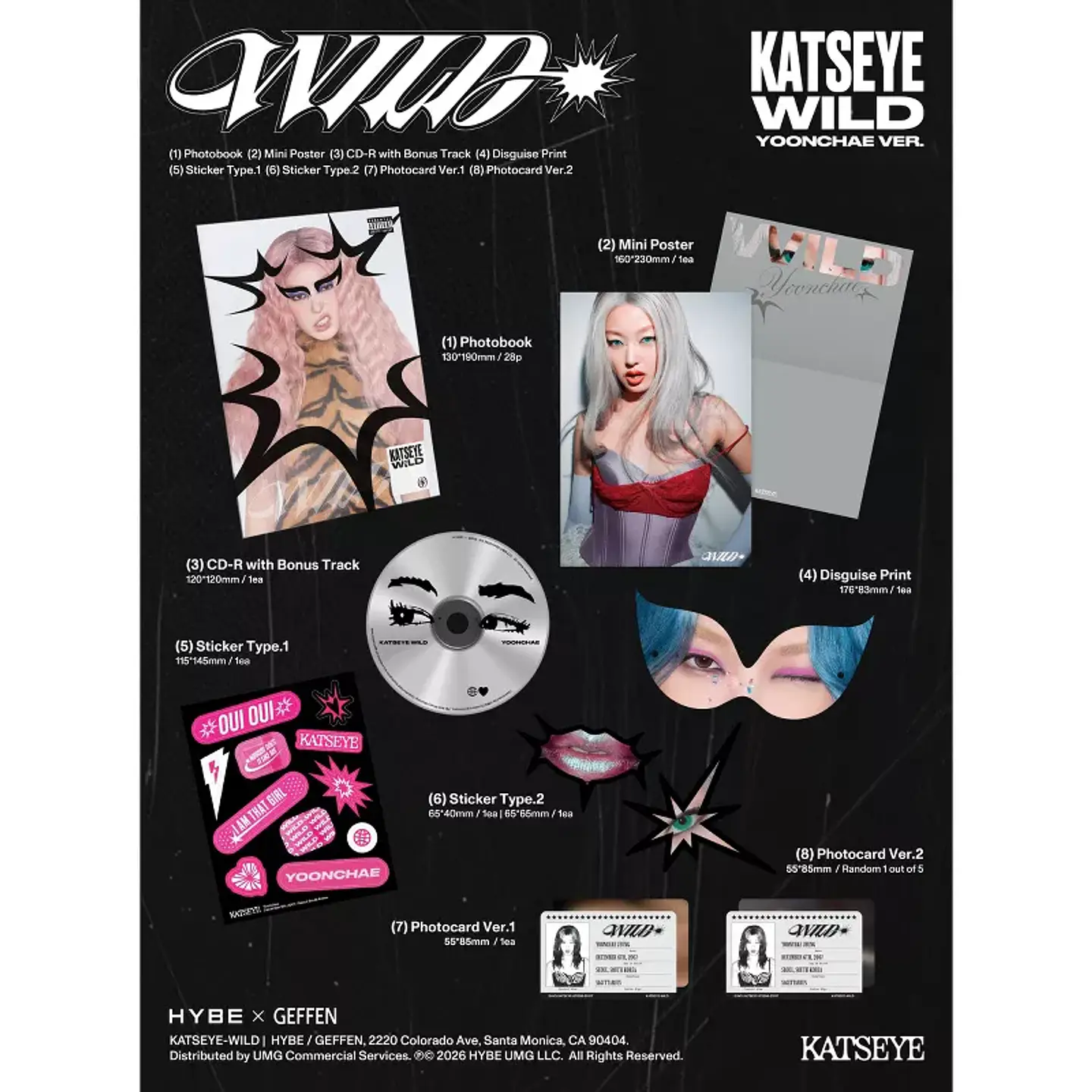 KATSEYE - WILD - CD Target Edición Limitada 45