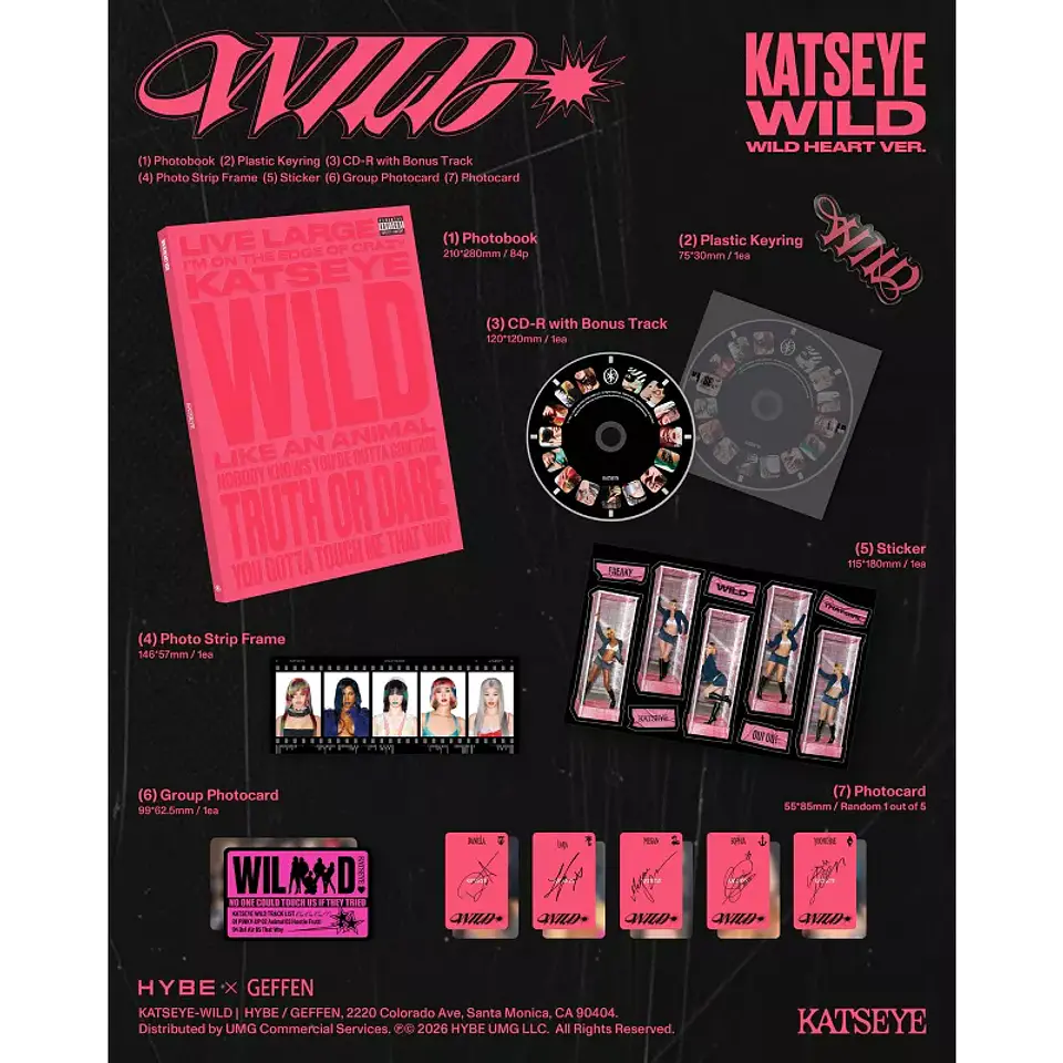 KATSEYE - WILD - CD Target Edición Limitada 50