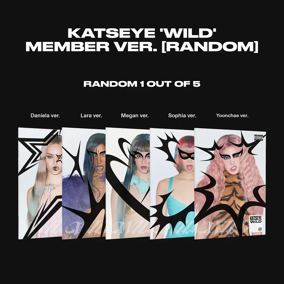 KATSEYE - WILD - CD Member Ver. (Aleatorio) 1