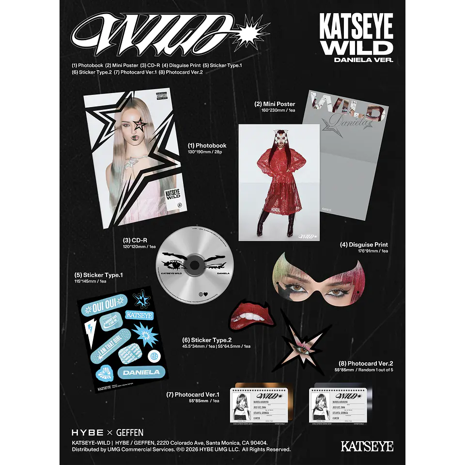 (PREVENTA) KATSEYE - WILD - CD (Member Ver.) 8