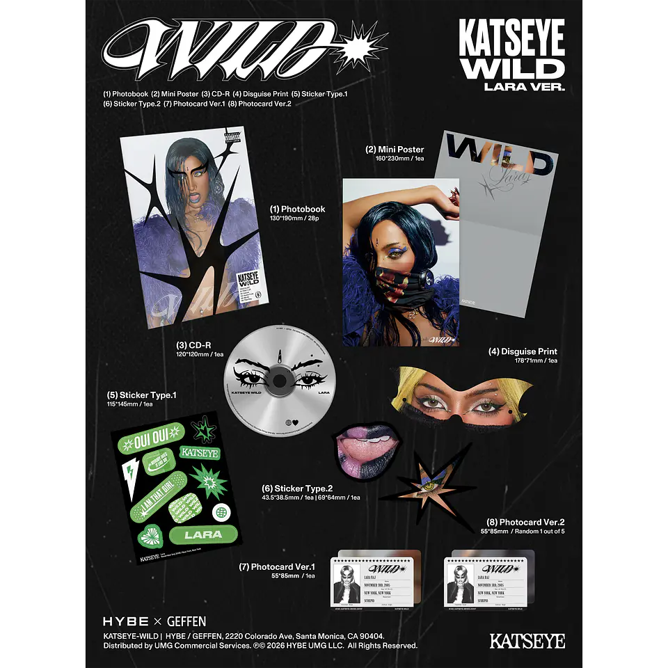 (PREVENTA) KATSEYE - WILD - CD (Member Ver.) 16