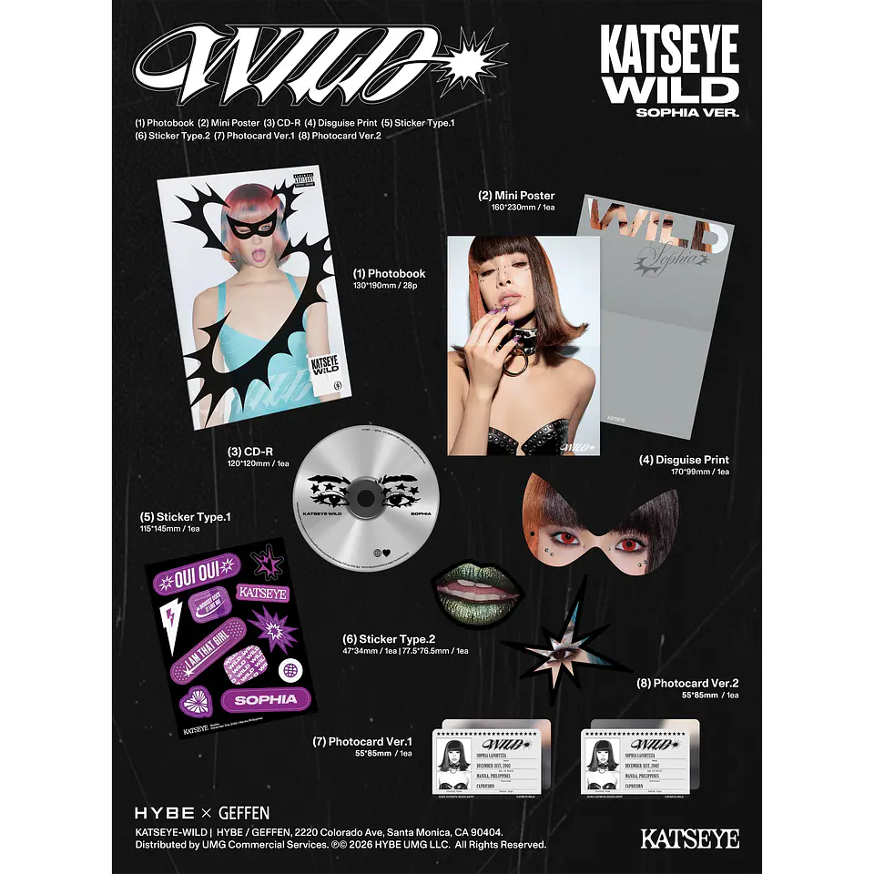 (PREVENTA) KATSEYE - WILD - CD (Member Ver.) 32