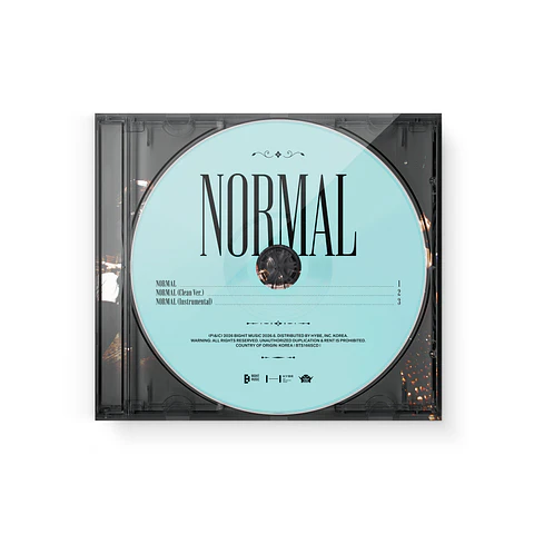 BTS - NORMAL - CD Single Original & Instrumental