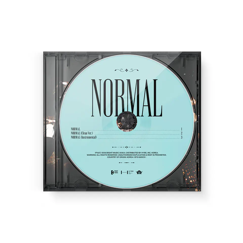 BTS - NORMAL - CD Single Original & Instrumental 1