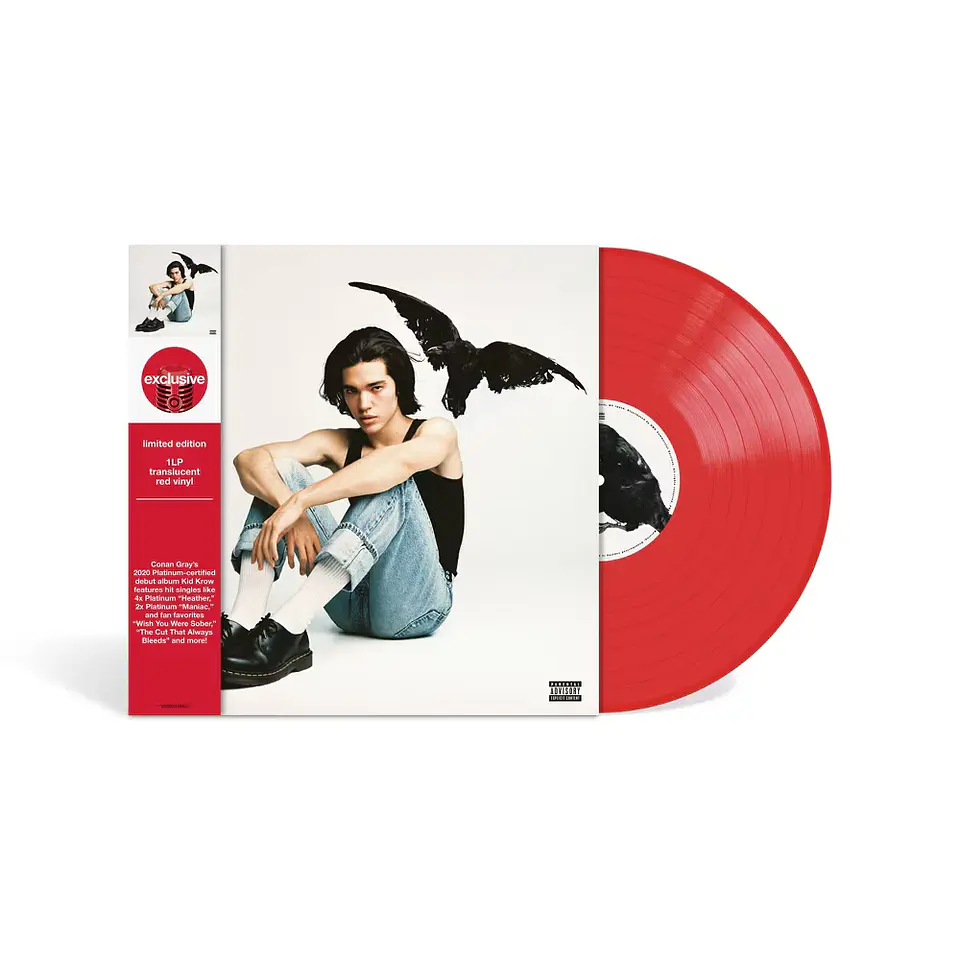 Conan Gray - Kid Krow - Vinilo Rojo Edición Limitada Target  1