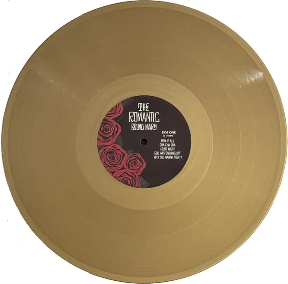 Bruno Mars - Romantic - Vinilo Gold 2